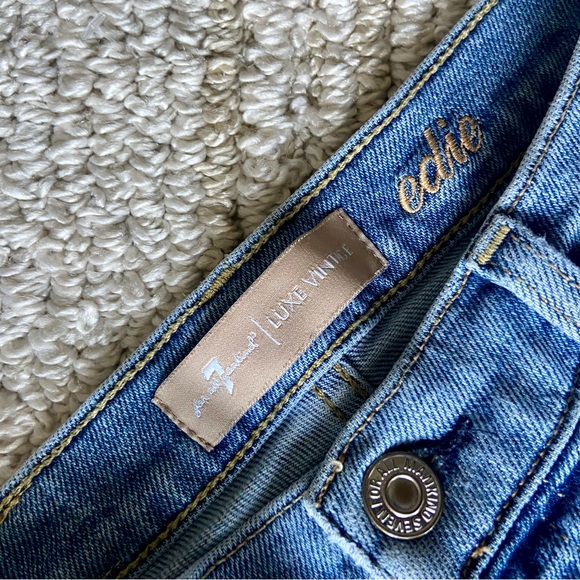 7 For all Mankind, Vintage Luxe “Edie” Jeans - Picture 3 of 5